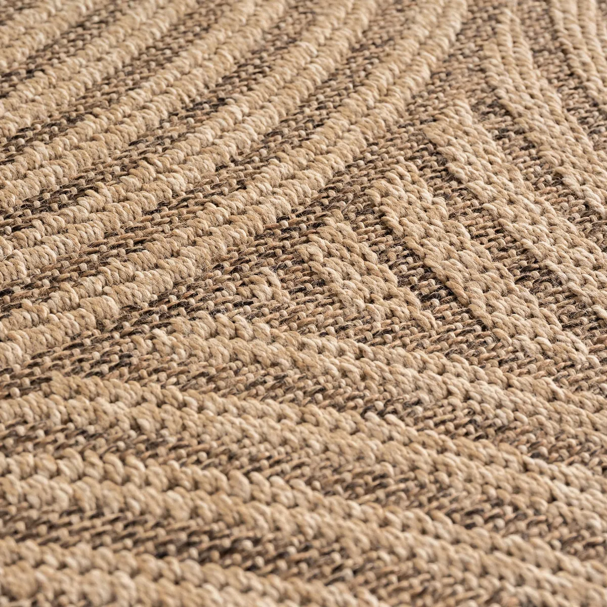 SIMPEX Alfombra para Interior y Exterior - Robusta, Resistente a la Intemperie y fácil de Limpiar, con Efecto de Yute Natural, Ideal para salón, Cocina, terraza, jardín y balcón, 160x230 cm