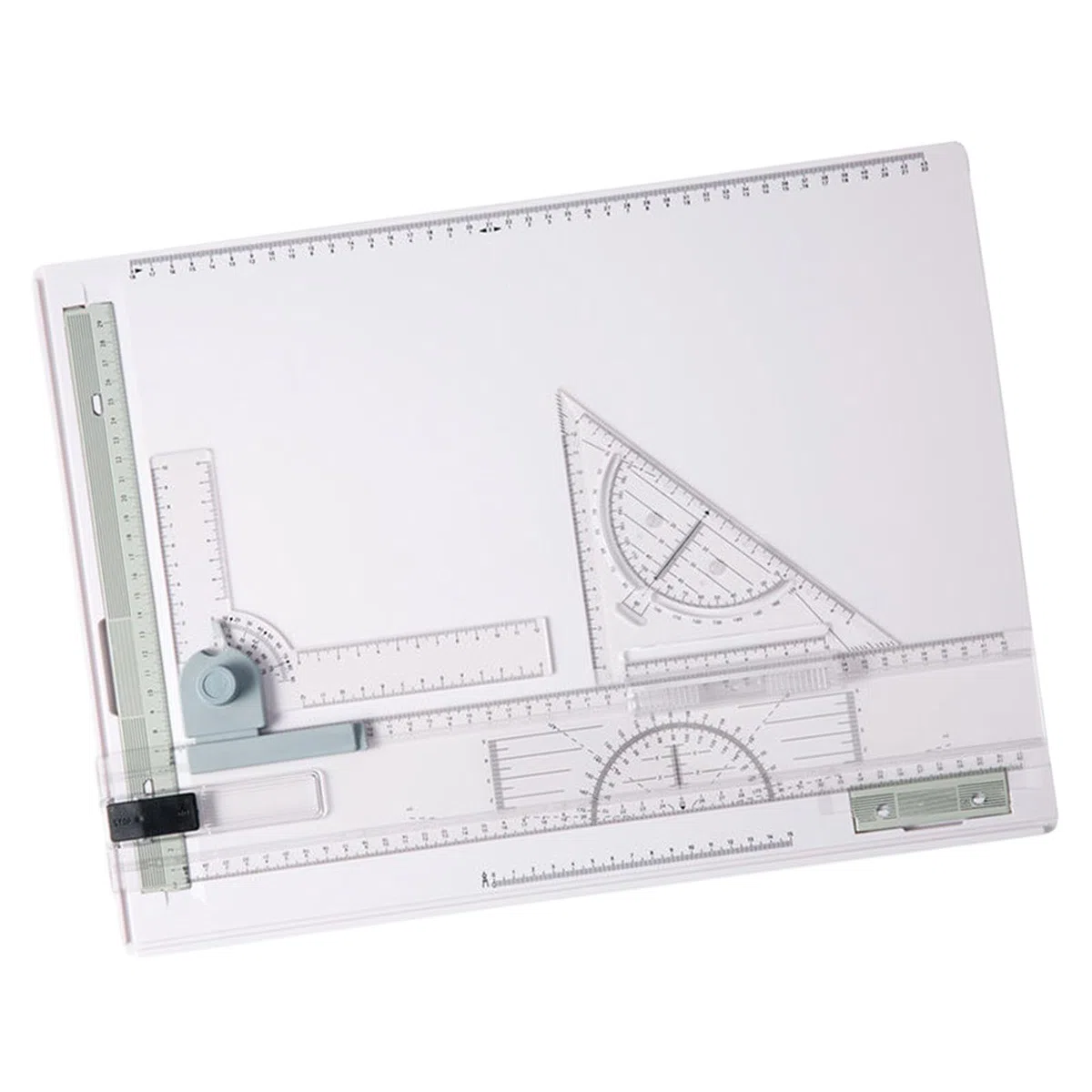 Tablero de Dibujo A3, Tablero de Dibujo Arquitectónico Gráfico con Regla Transparente Paralela