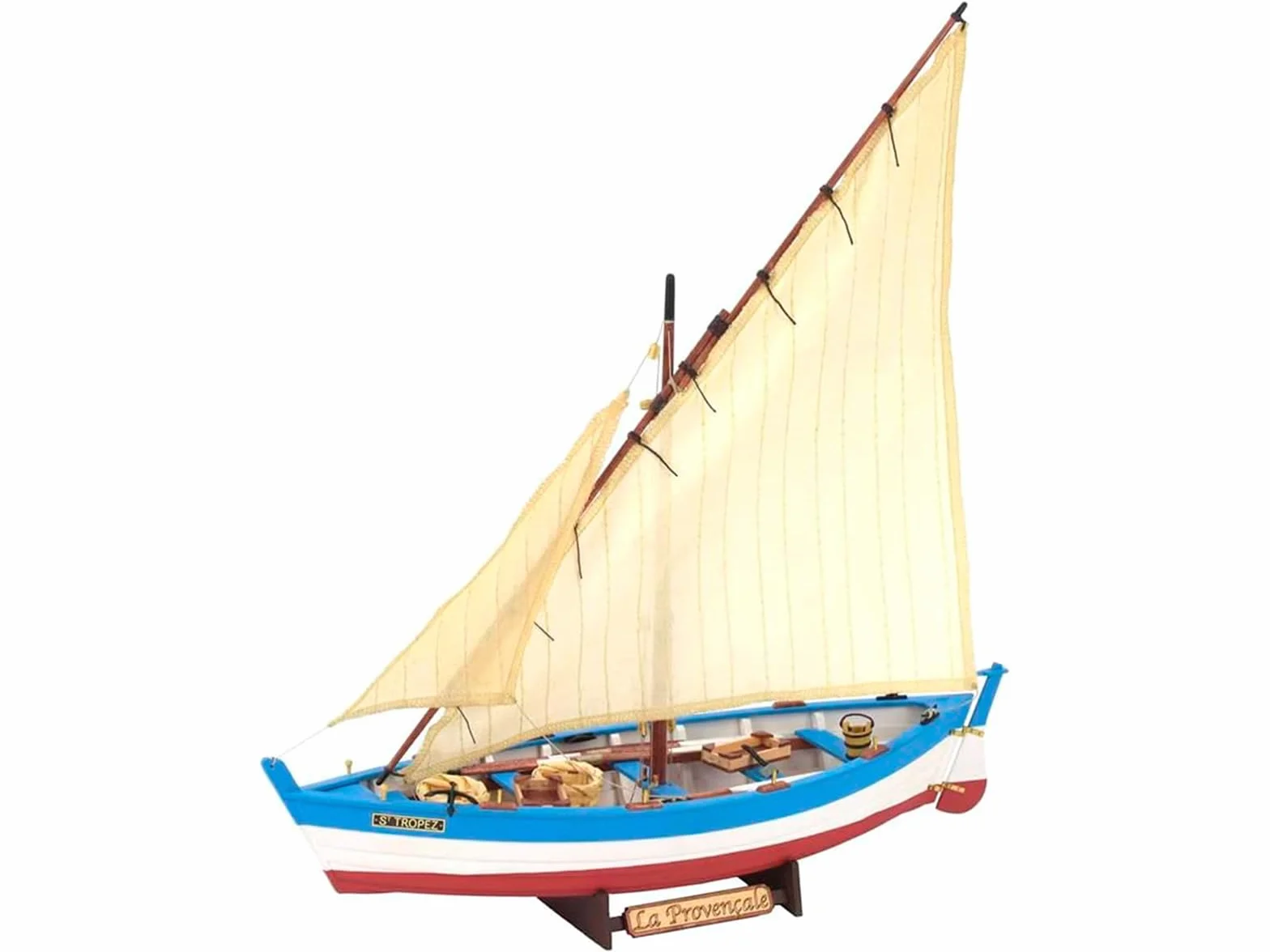 Artesanía Latina - Maqueta de Barco en Madera - Barco de Pesca La Provençale - Modelo 19017-N, Escala 1:20 - Maquetas para Montar - Nivel Principiante