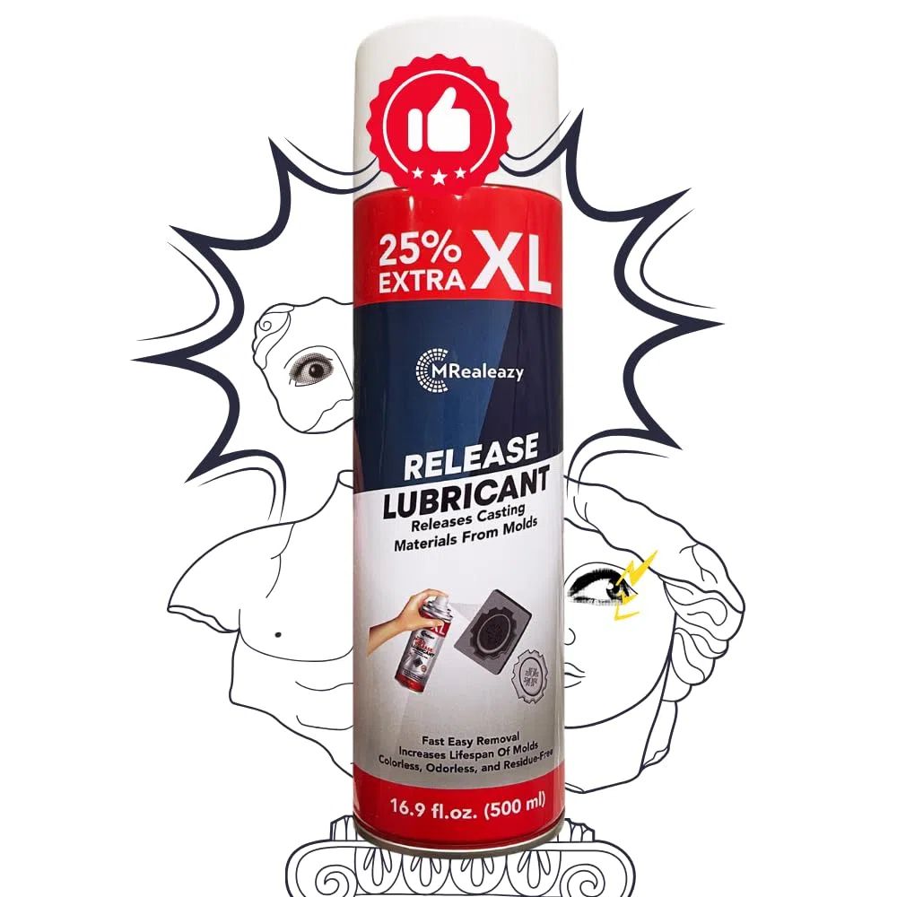 Spray de liberación de moho de silicona (a base de silicona) (500 ml) – Agente de liberación de resina y epoxi para eliminar fácilmente el moho, uso universal en casi todos los moldes