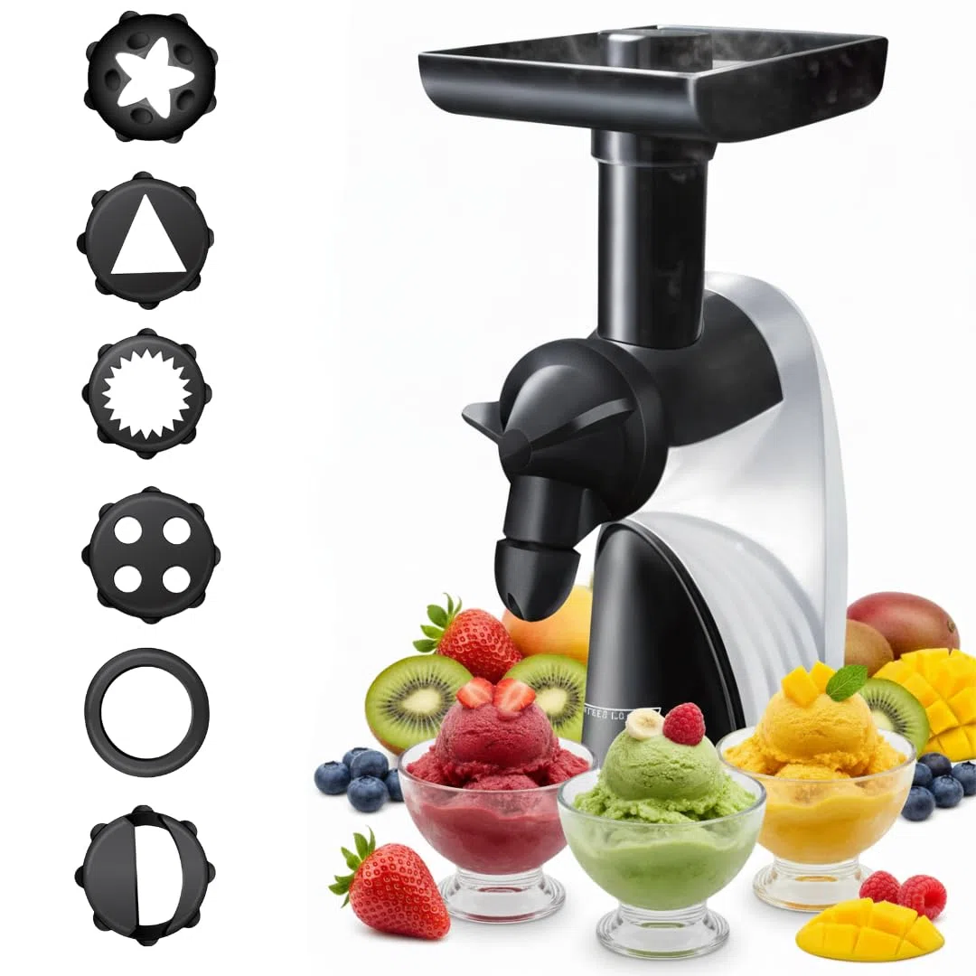 Máquina de Helados STARLYF PERFECT ICE CREAM, Máquina para hacer helados con Fruta, máquina de helados y sorbetes, muy fácil de Usar, 100% Natural, Gluten Free, Ideal Batidos