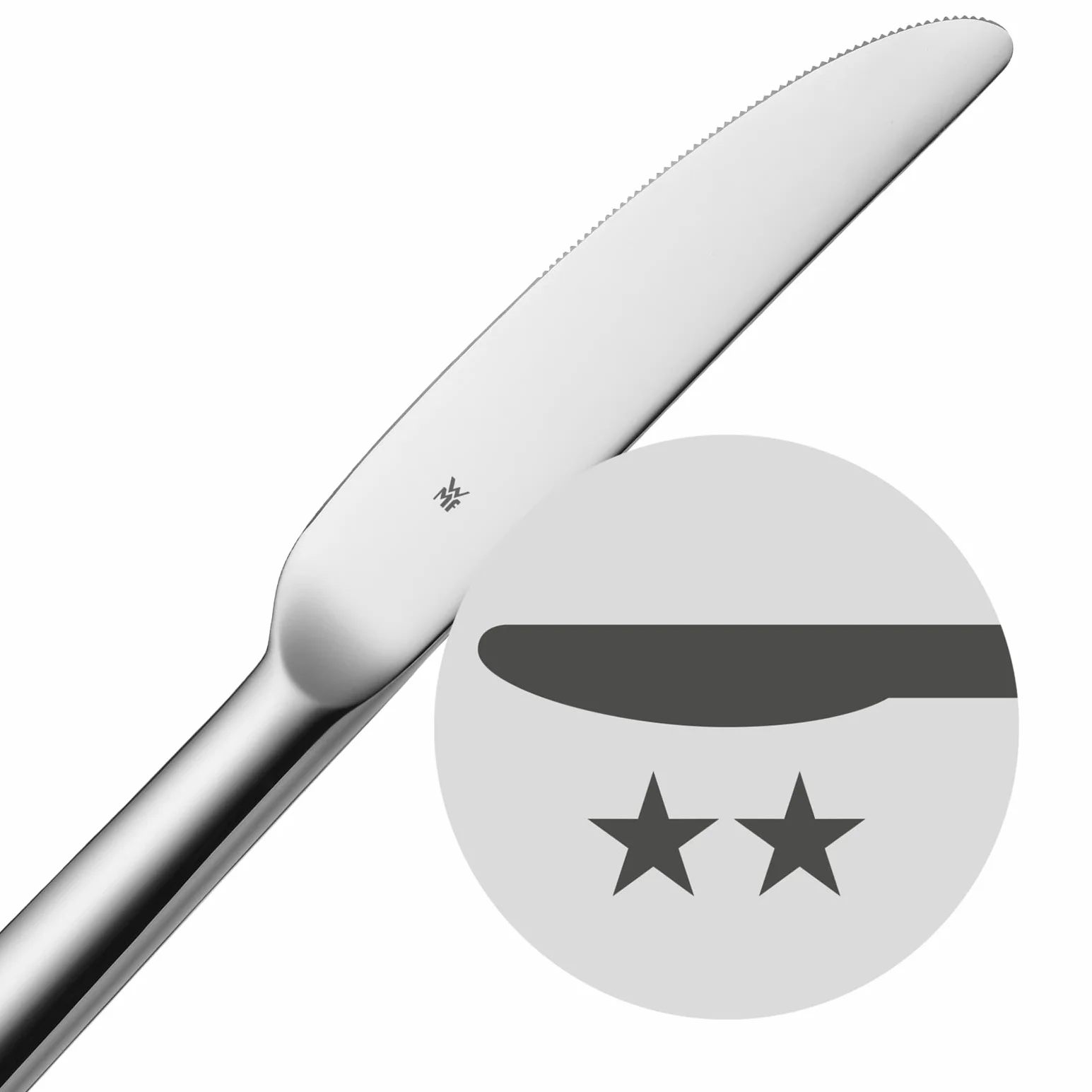 WMF Nuova Juego 12 Piezas Cubierto Steak, Acero Inoxidable Pulido