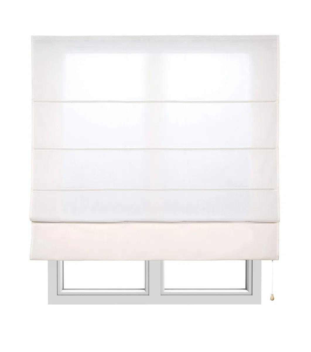 Estores Plegables con Varillas Premium, Estor Traslúcido de Fácil Instalación ofreciendo un Filtrado de Luz Moderado, Aporta Calidez y Estilo a tu Salon o Dormitorio STORESBASIC Crudo 150x250