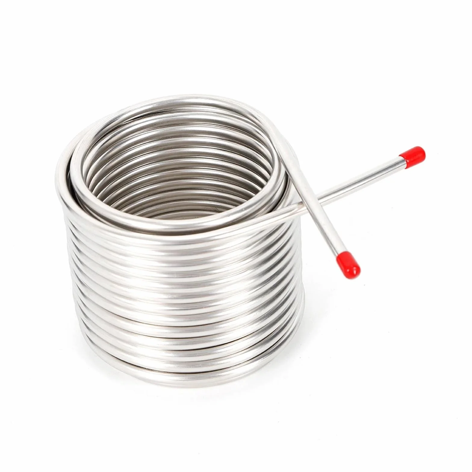 Serpentín de enfriamiento de Cerveza, Enfriador de Mosto por inmersión, de Acero Inoxidable, for elaboración casera Uso Multifuncional