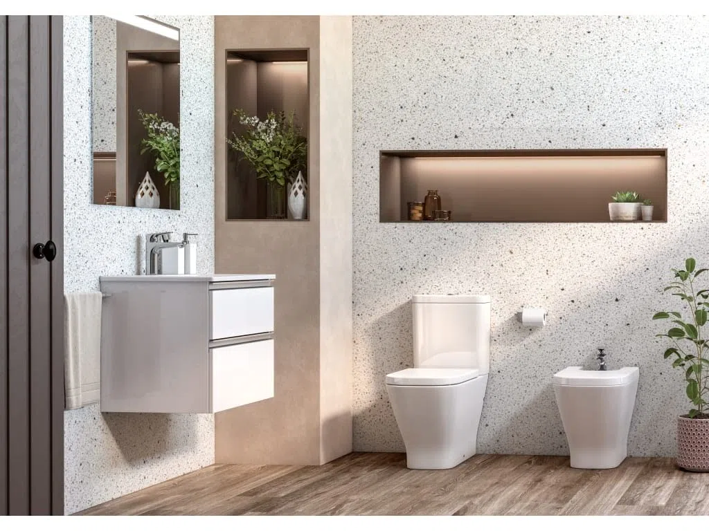 Roca A80647000B - Tapa de Supralit® para bidé The GAP SQUARE Blanco