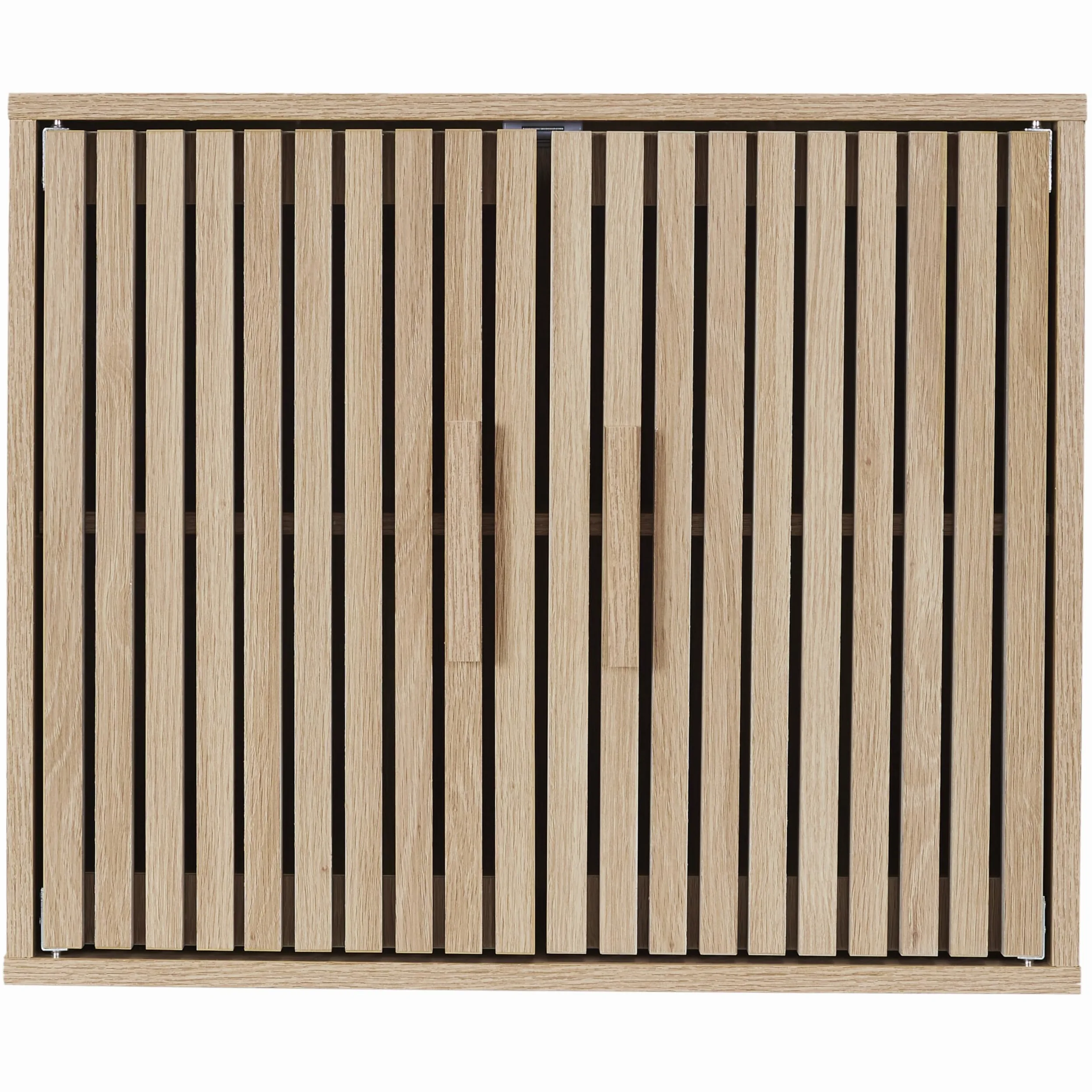 HOME DECO FACTORY - HD0221 Armario de Pared Klaus - Colección Natural Crush - Diseñado para Baño - Mueble Práctico - Dimensiones 60 x 50 x 20 cm - Color Marrón