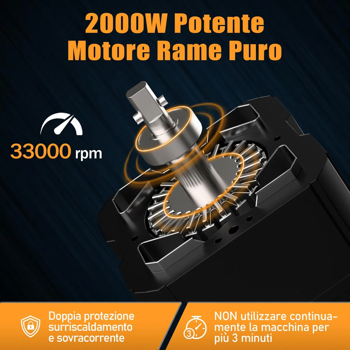Batidora de Vaso 2000W, Profesional Licuadora de 2L sin BPA con 4 Programas, 8 Velocidades, 33000 r/min, Limpieza Automática, Blender Licuadoras para Zumos, Batidos, Verduras, Frutas