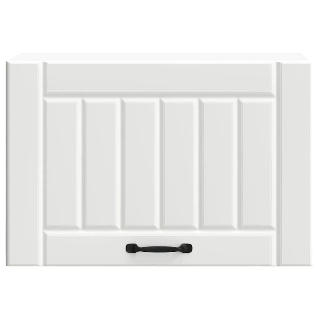 vidaXL Armario de Pared de Cocina Lucca Madera ingeniería Blanca, Unidad de Pared de Cocina, gabinete para Pared de Cocina, gabinetes de Pared con Puertas