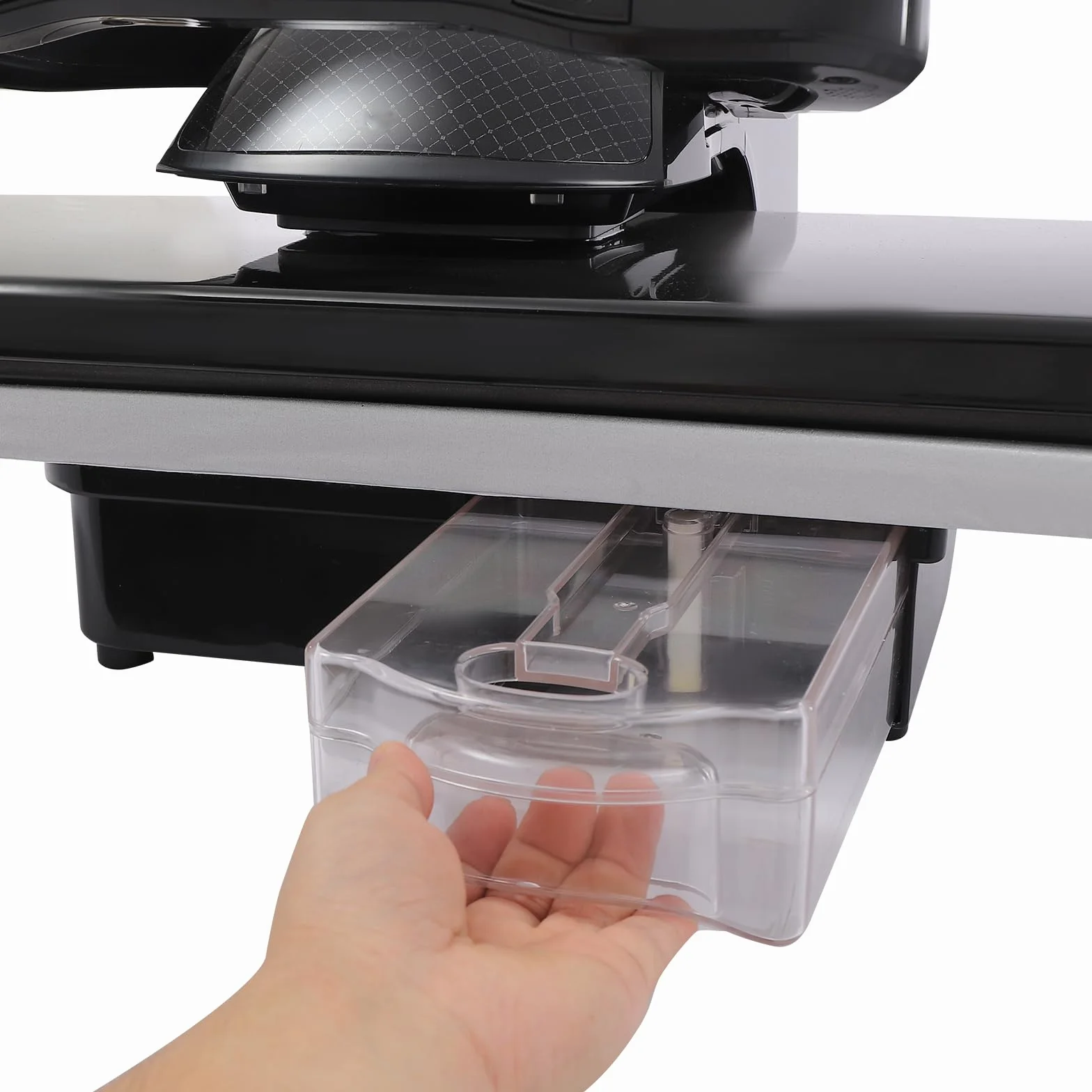 Máquina de planchado, prensa de vapor inteligente con 5 programas de planchado, pantalla, plancha de vapor con pantalla táctil para dormitorio, salón, tienda de trajes, bricolaje, depósito de 1 L