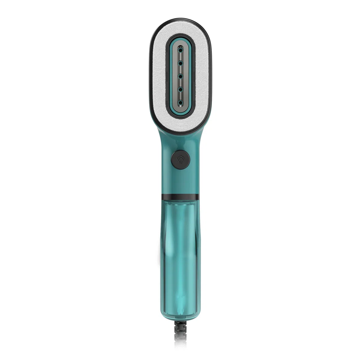 Tefal Pure POP DT2024 Vaporizador de ropa, vapor/limpia la ropa, producción de vapor de hasta 20 g/min, elimina pelusas, tejidos delicados, accesorio reversible, ultracompacto, fácil de viajar,
