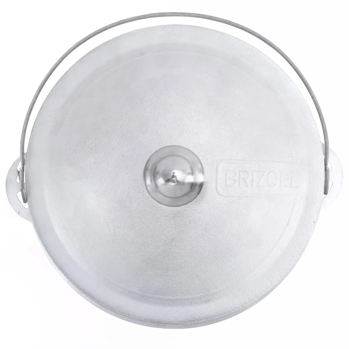 Kazan Kazan - Cacerola de aluminio fundido con asa y tapa (15 L), color negro