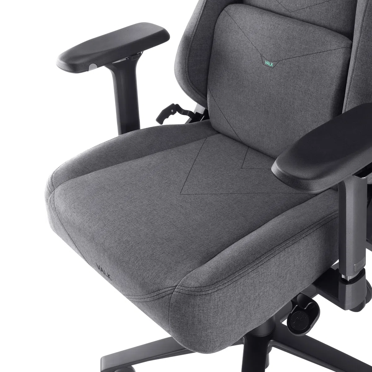 VALK Freya Elite - Silla Gaming Ergonómica de Tela Transpirable, Cojines Viscolátex de Nueva Generación, Reclinable 160º, Reposabrazos 4D, Diseñada en España, Silla Gamer y Oficina (Gris Antracita)