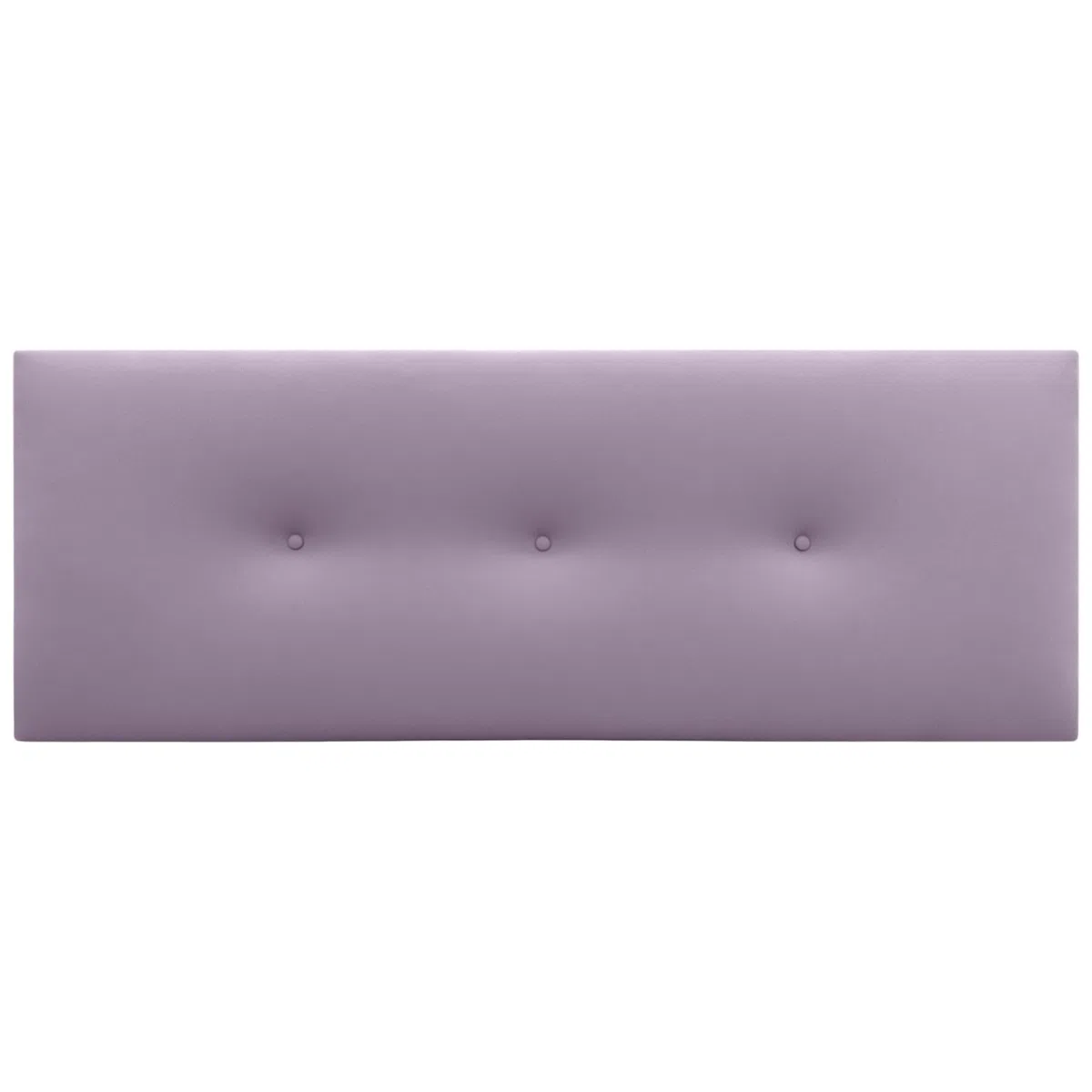 DHOME Cabecero de Polipiel o Tela Acualine Liso con Botones Tapizado de Alta Gama Cabezal Lujo Cama Dormitorio Moderno Acolchado (Polipiel Lila, 135x50cm (Camas 120/135/140))