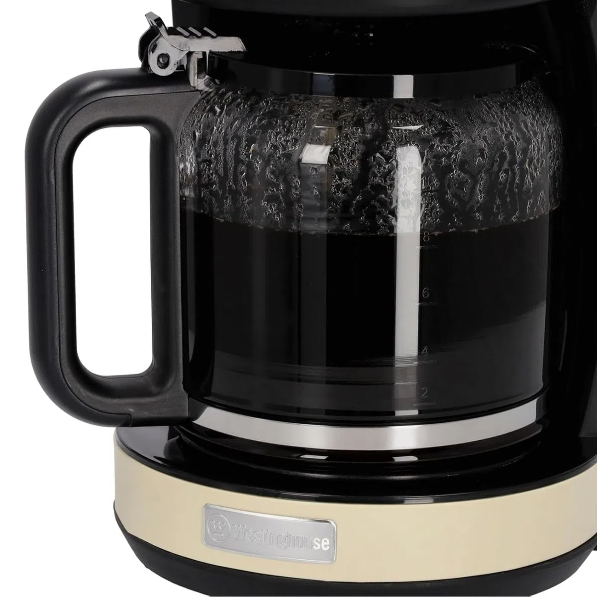 Westinghouse Cafetera Retro - Café de Filtro - Filtro reutilizable - 1,25 l - 10 tazas - 1000 W – Beige
