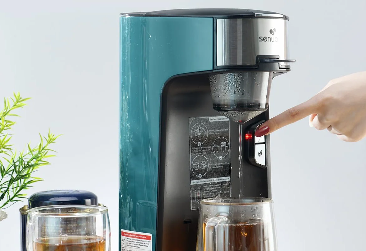 SENYA Tea Time, Tetera eléctrica compatible té a granel o bolsita, con infusor extraíble 1415 W, SYBF-CM013V