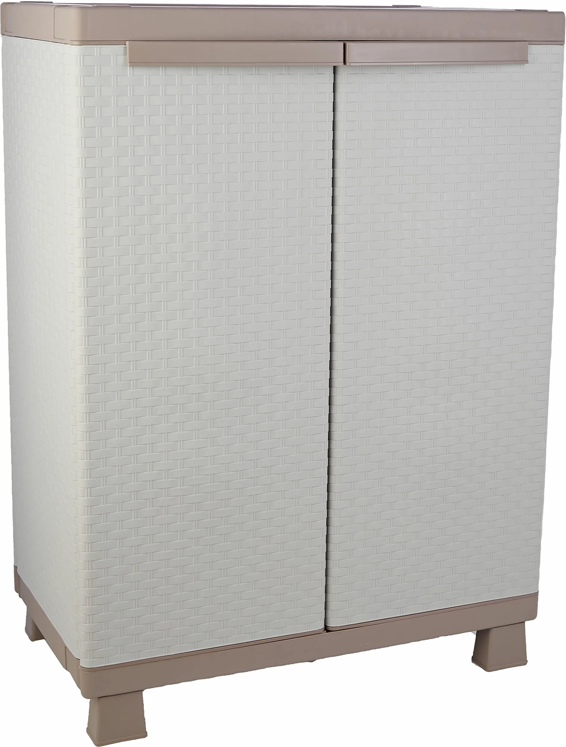 Terry, C-Rattan 680, Armario 2 Puertas y 1 Estante Interno. 68x39x91,5 cm