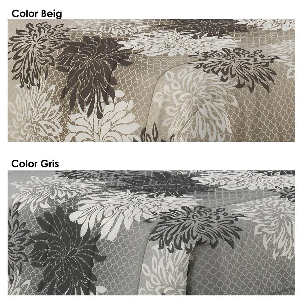 Lanovenanube Conforter Dalia - Cama 90 cm - Color Gris