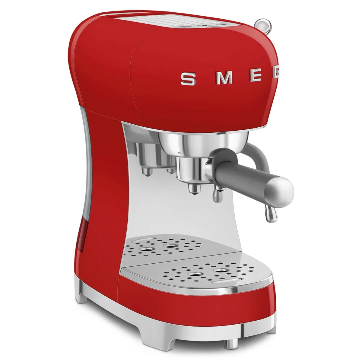 Smeg ECF02RDEU Siebträger Espresso-/Kaffemaschine Rot,