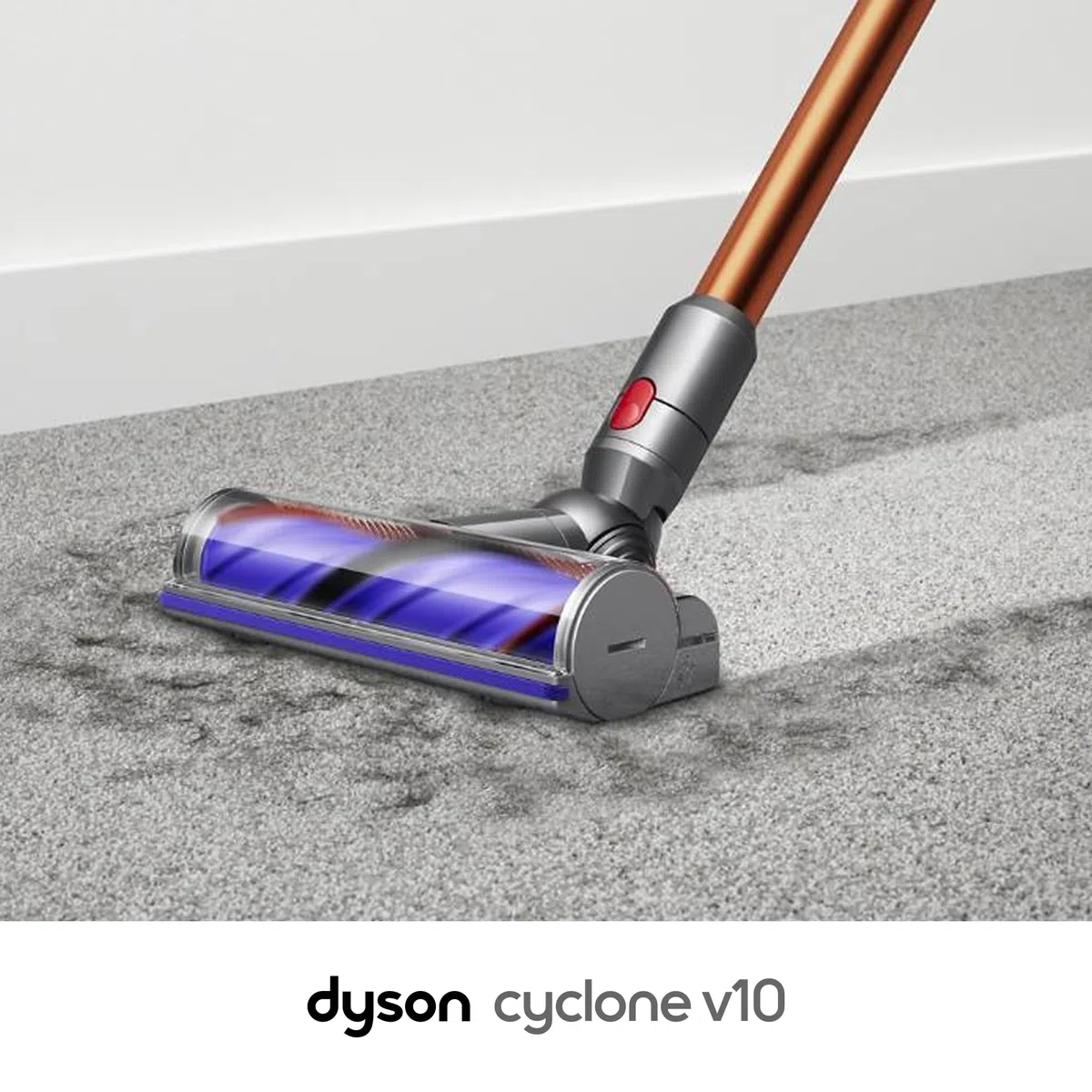 Dyson Cyclone V10 Aspiradora sin Cable con Adaptador para Zonas de difícil Acceso