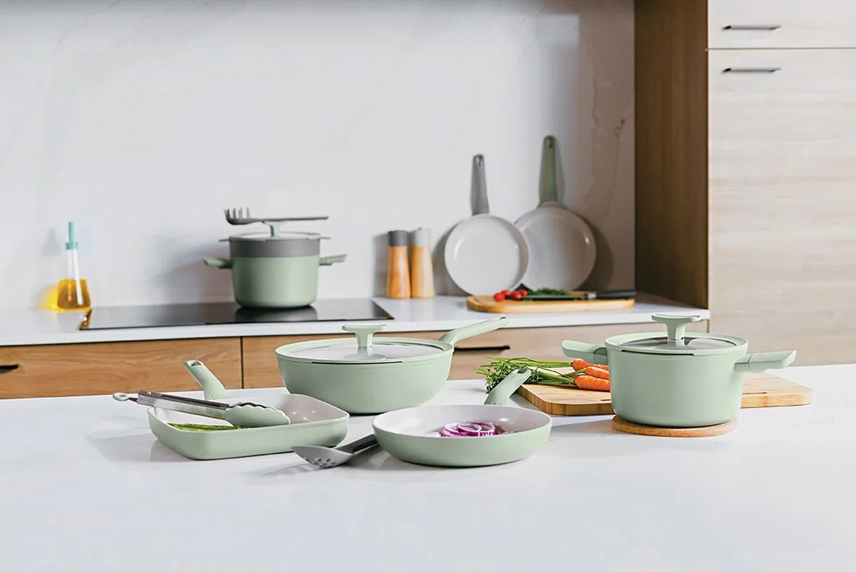 Berghoff Leo - Olla tapada antiadherente Balance Sage 24x14cm