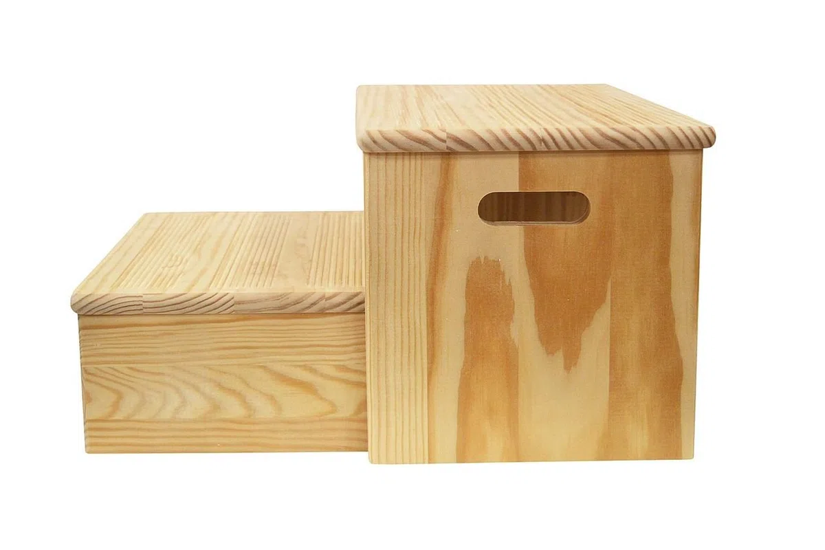 Aranaz Escalera banqueta, Madera