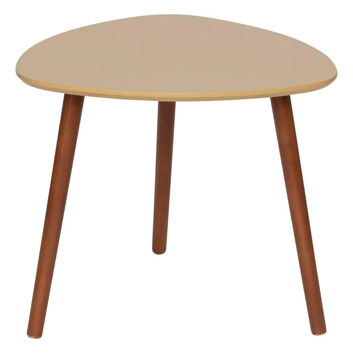 Atmosphera - Juego de 3 mesas Nido Mileo - Multicolor y Madera, 45 cm de Alto - Estilo Retro escandinavo - Mesas auxiliares y de Centro para salón