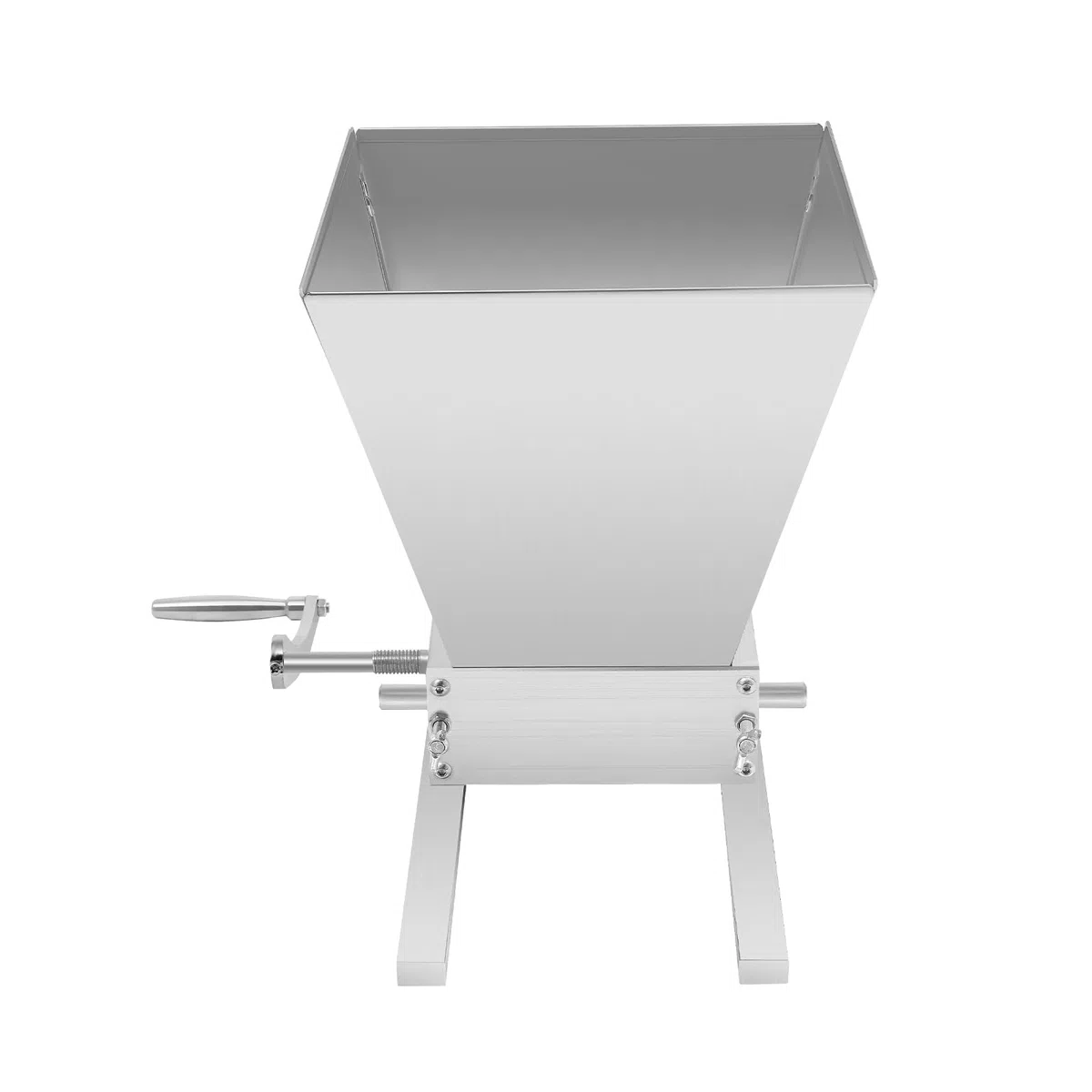 Trituradora de cereales manual de 4 l, molinillo de granos, molino doméstico, 26 cm, 2 rollos de molino de malta regulable 8 lbs/min, trituradora de cereales para moler cebada, trigo y otros granos