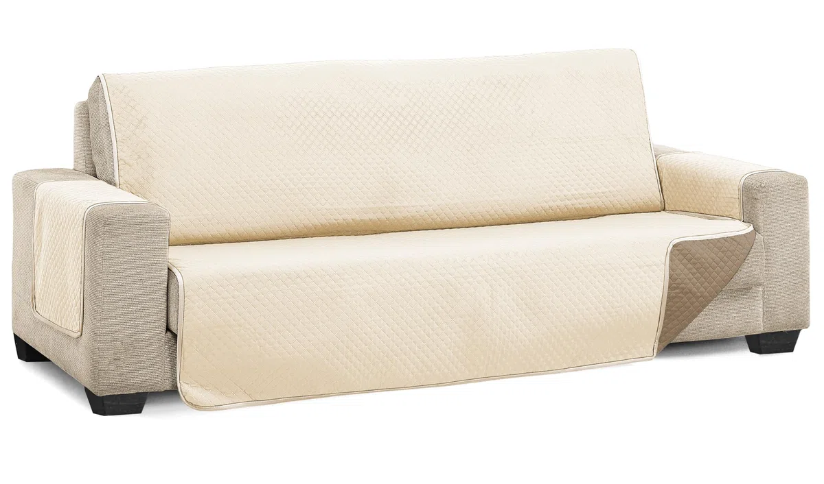 Martina Home Cubre Sofá Diamond 2 Plazas XL Beige/Cuero