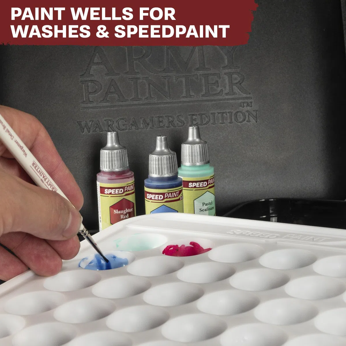 The Army Painter Wargamers Edition Wet Palette XL Bundle, Para Set de Pinturas Acrílicas Incluyendo 100 Hojas Hydro y 4 Hydro Foam - Pintura de Miniaturas y Modelos