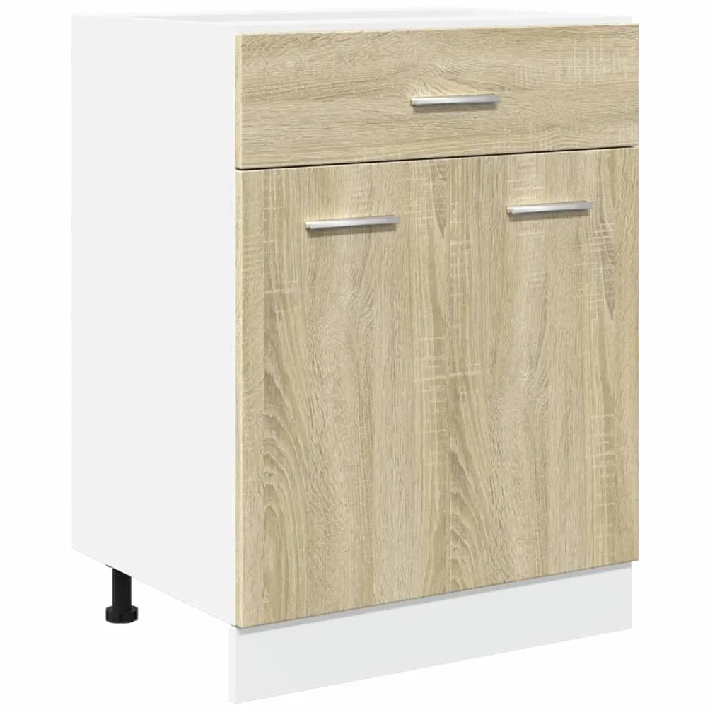 ACAGALA Cocina Completa 140cm Lineal 4 Piezas - Conjunto de Cocina Empotradas Modernas sin Electrodomésticos ni Encimera | Roble Sonoma