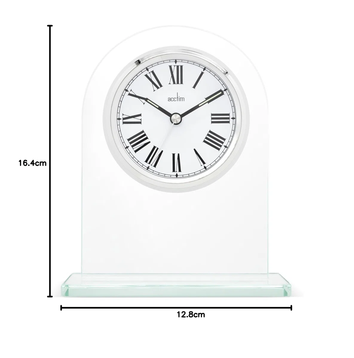 Acctim 36537 Adelaide Reloj de Chimenea, Cristal