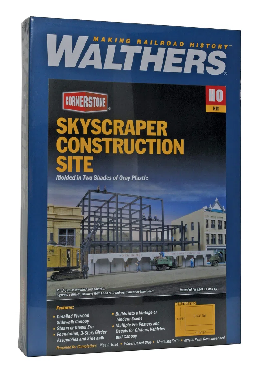 Walthers Cornerstone Escala HO Kit construcción Sitio De Construcción