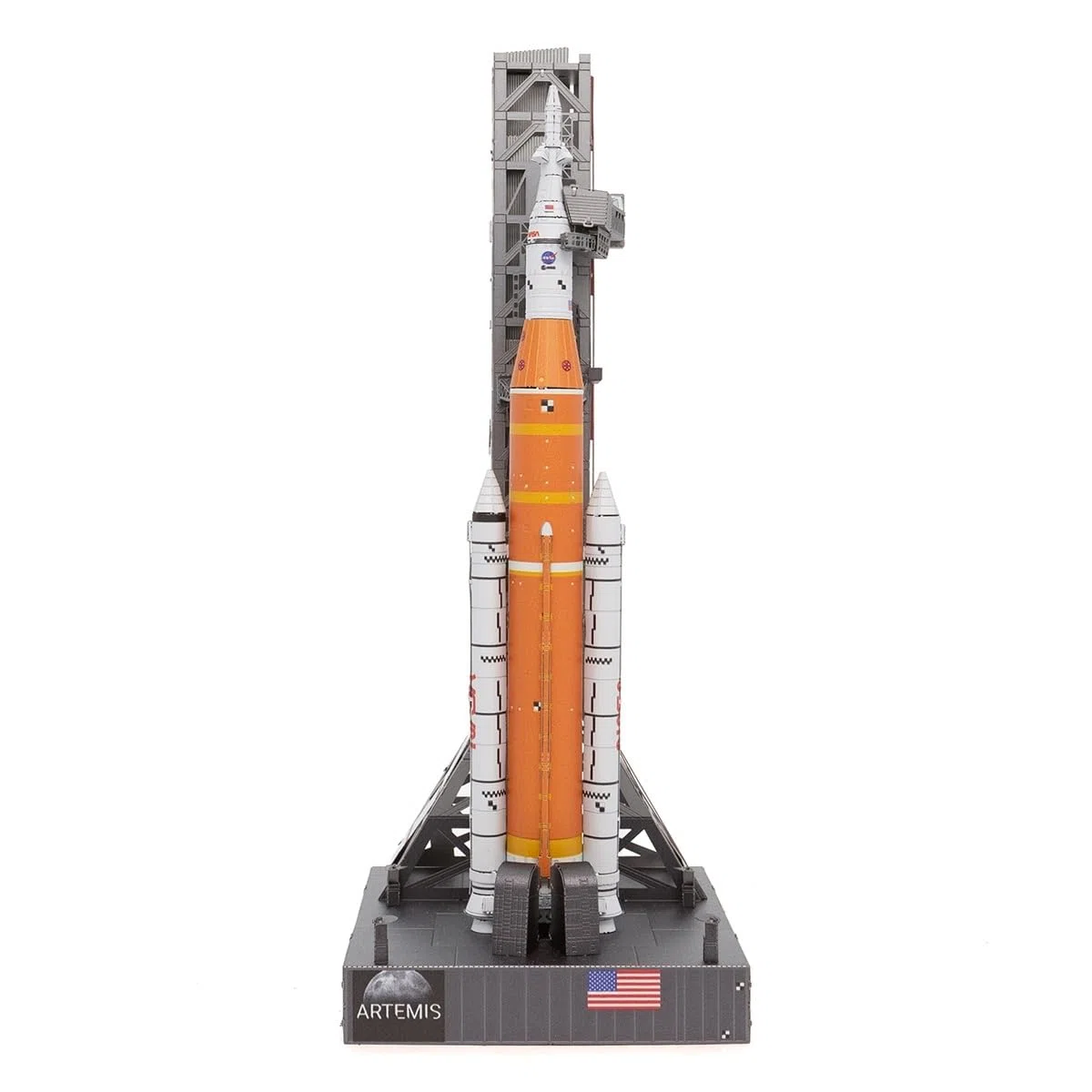 Metal Earth Premium Series Artemis Moon Rocket - Kit de modelo de metal 3D Fascinations