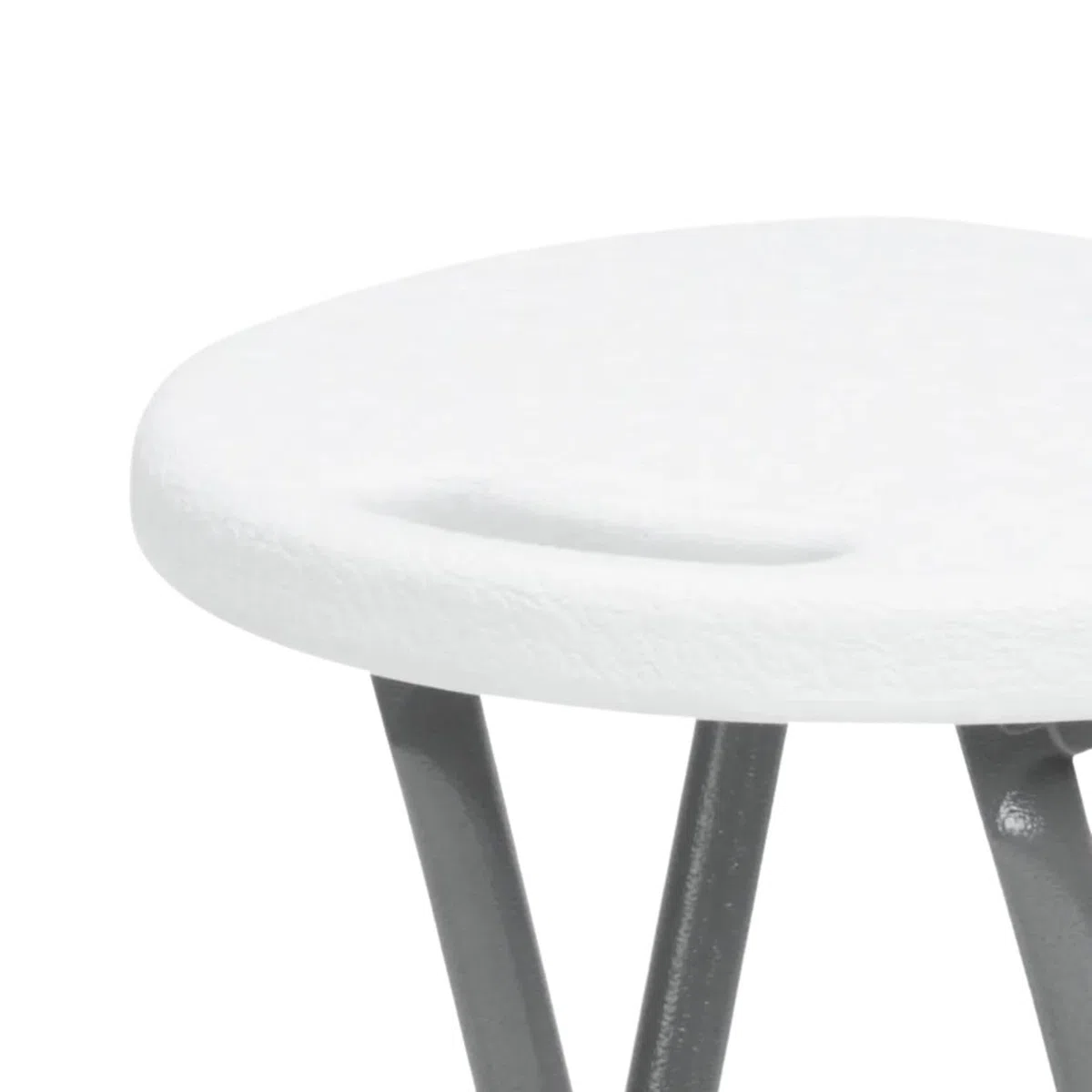 THINIA HOME Pack 2 Taburetes Plegables Alto Blanco 30x76cm