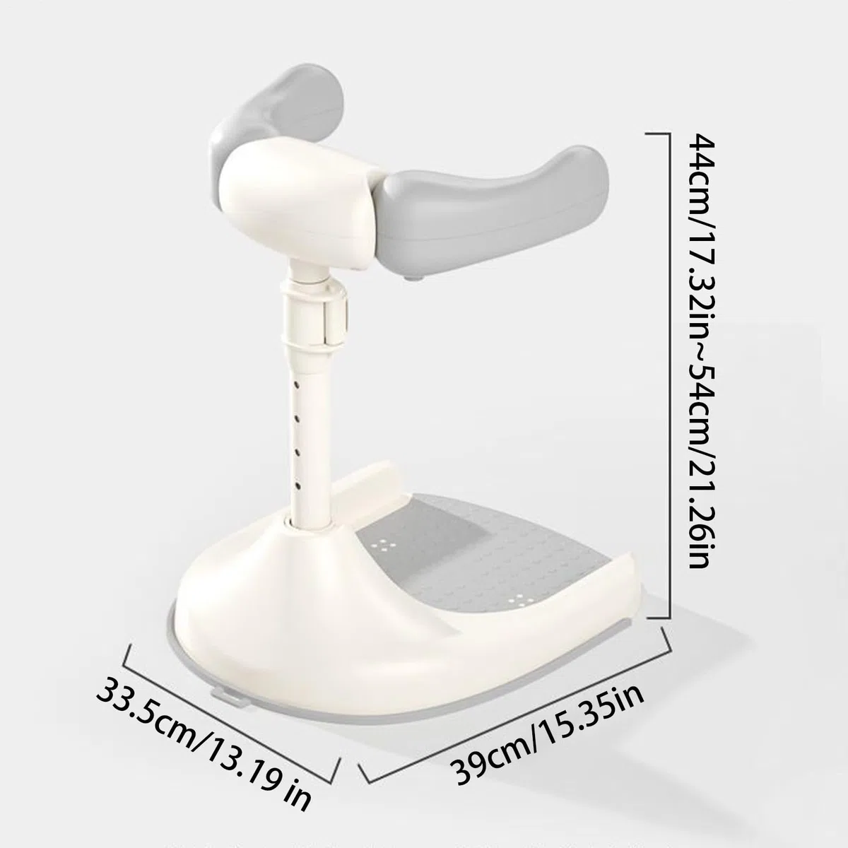 Apoyo para el baby shower, soporte de ducha de baño de bebé | Altura ajustable de soporte de baby shower con base antideslizante | Asiento de lavado de bañera de niño portátil plegable para