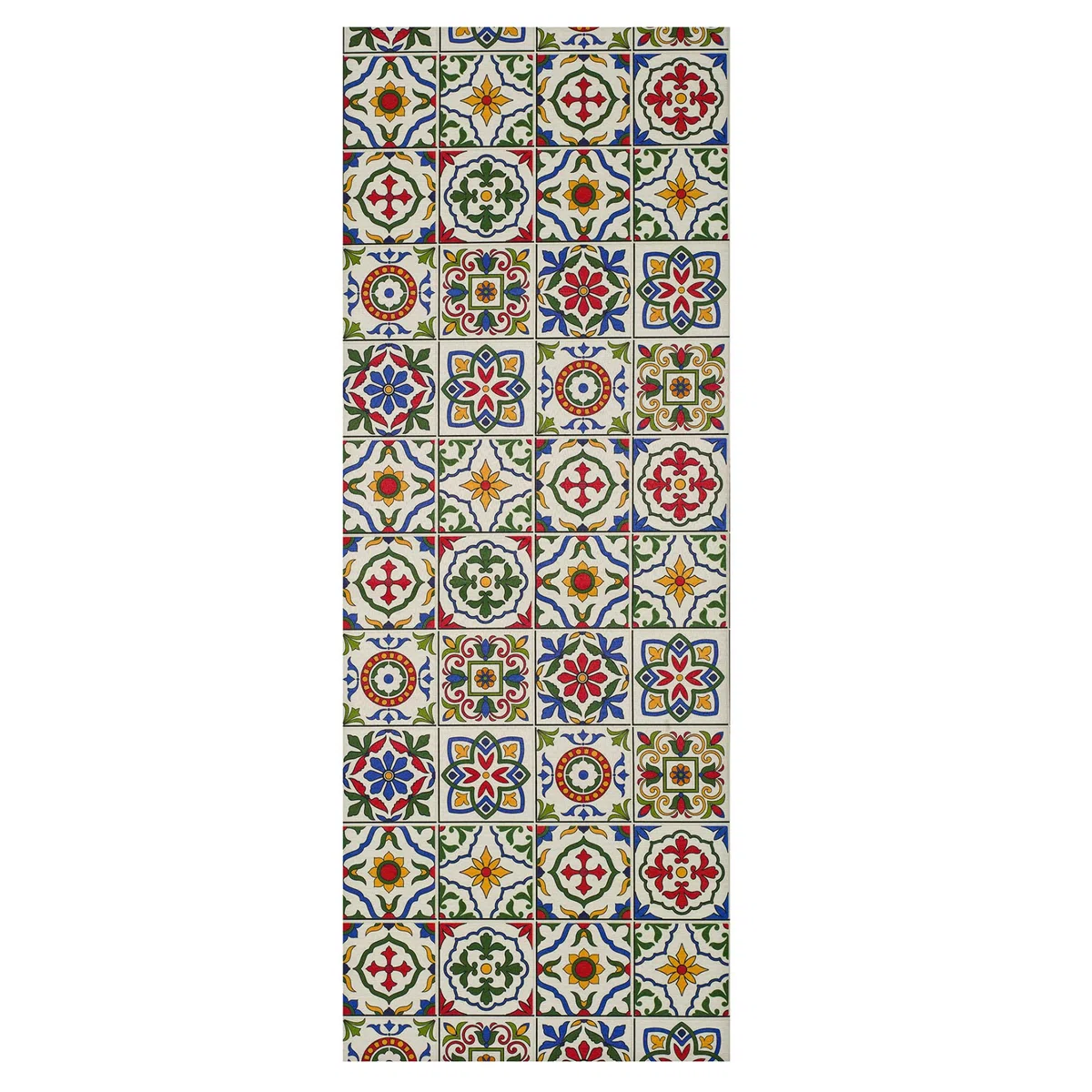 Alfombra Vinílica Pasillo AMALF | Alfombra PVC para Pasillo, Cocina o Salón Antideslizante | Varias Medidas Disponibles | Color: Terrazo/Multicolor (52 x 350 cm)