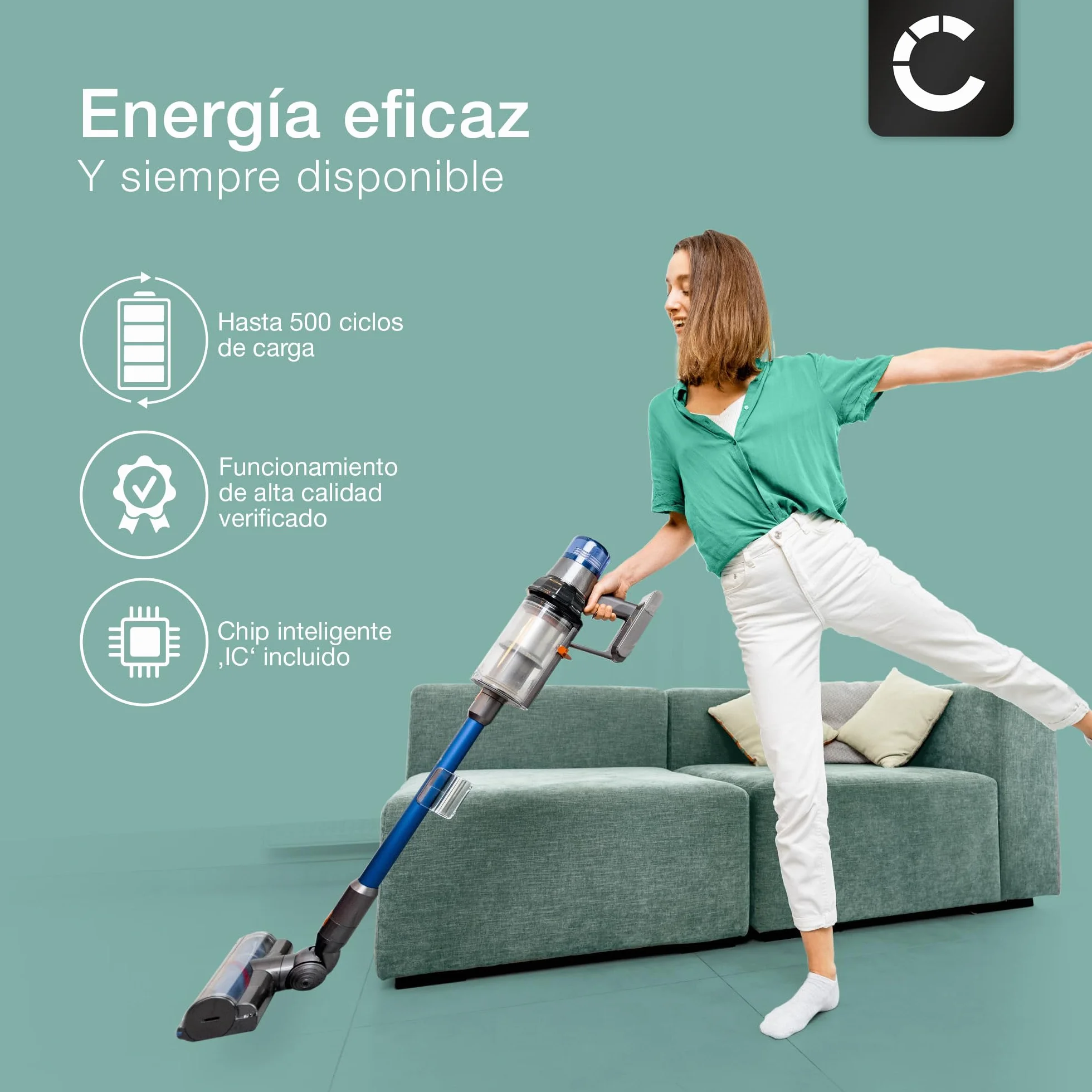 CELLONIC, Batería para Aspiradora Compatible con Dyson V8 Absolute, 215681, VE6 Type B (21.6V, 3000mAh) - Batería con Tornillos