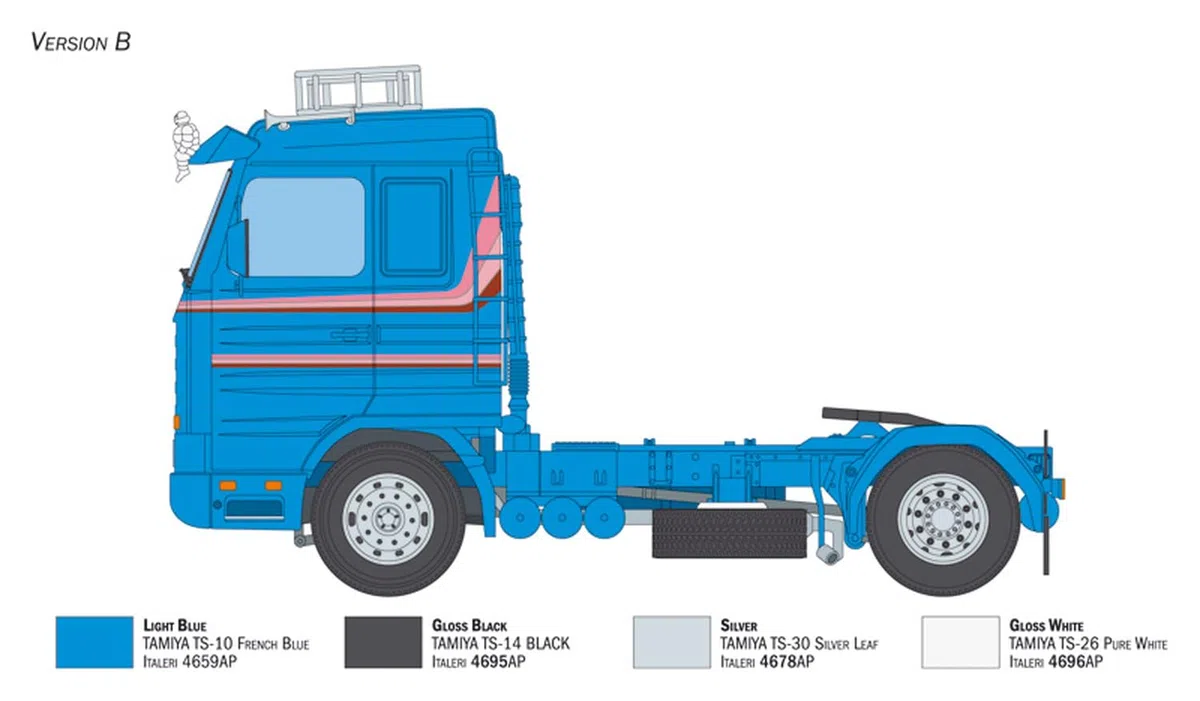 (ITA3950) - Italeri 1:24 - Scania R143 M500 Streamline 4X2