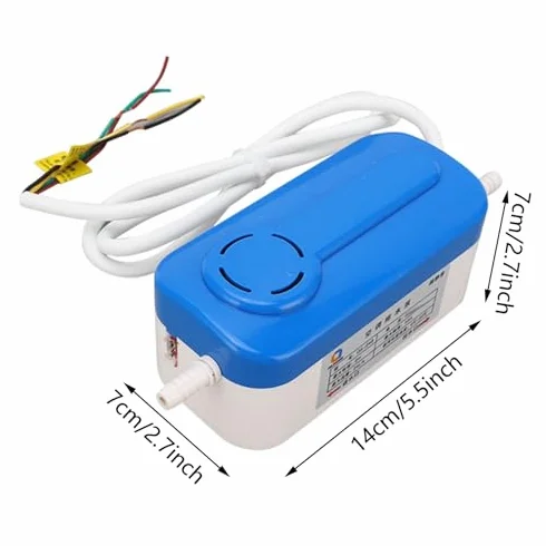 Bomba de Condensado AC110 a 240V HVAC, Bomba de Condensado, Drenaje Mini Split Portátil Automático para Aire Acondicionado 24L/h para Horno Deshumidificador Aire Acondicionado