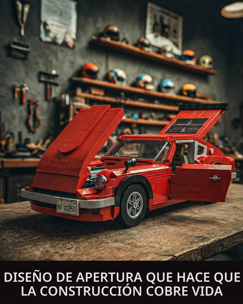 Nifeliz Kit de Construcción de Coche Deportivo Z240, Maqueta de Vehículo Clásico Escala 1:14 para Adultos y Amantes del Automóvil, Regalo y Decoración Coleccionable (1694 Piezas, NF10350)