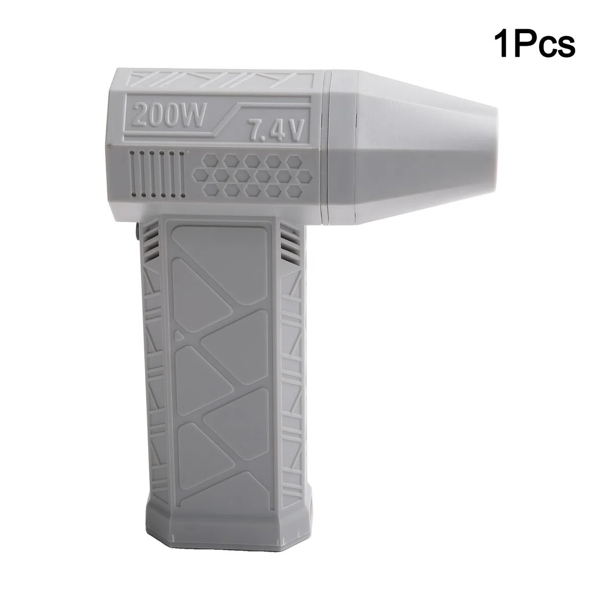 Ventilador turbo portátil con iluminación LED, motor sin escobillas de 130000 rpm, flujo de aire de 52 m/s, batería 21700 x 2, carga rápida, protección contra sobrecalentamiento, diseño