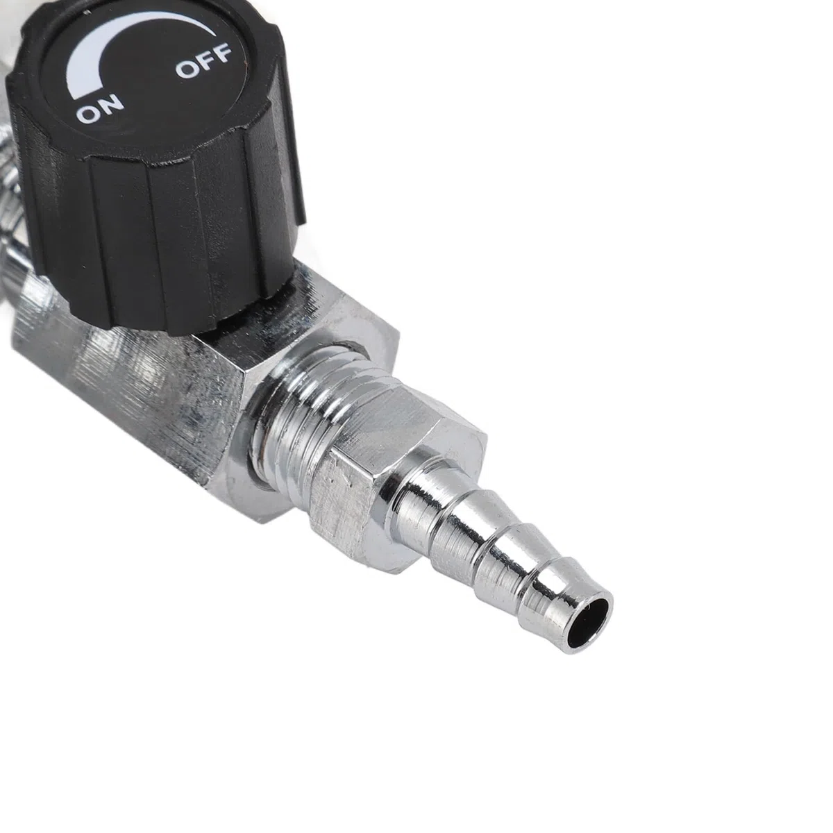 Buachois Regulador de CO2 de Barril de Cerveza, W21.8 Reductor de de Botella de Gas de Presión con Manómetro Doble Contador de Burbujas de Retencion para Máquina de Elaboración Dispensador de Cerveza