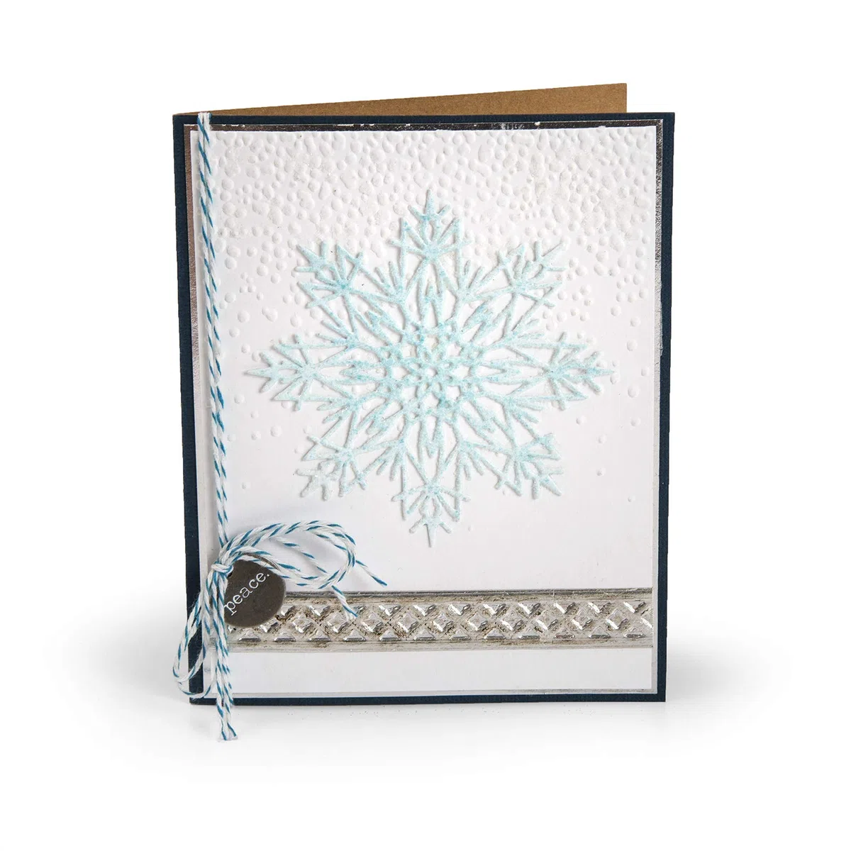 Sizzix, Tim Holtz - Carpeta de grabado en relieve, motas de nieve, talla única