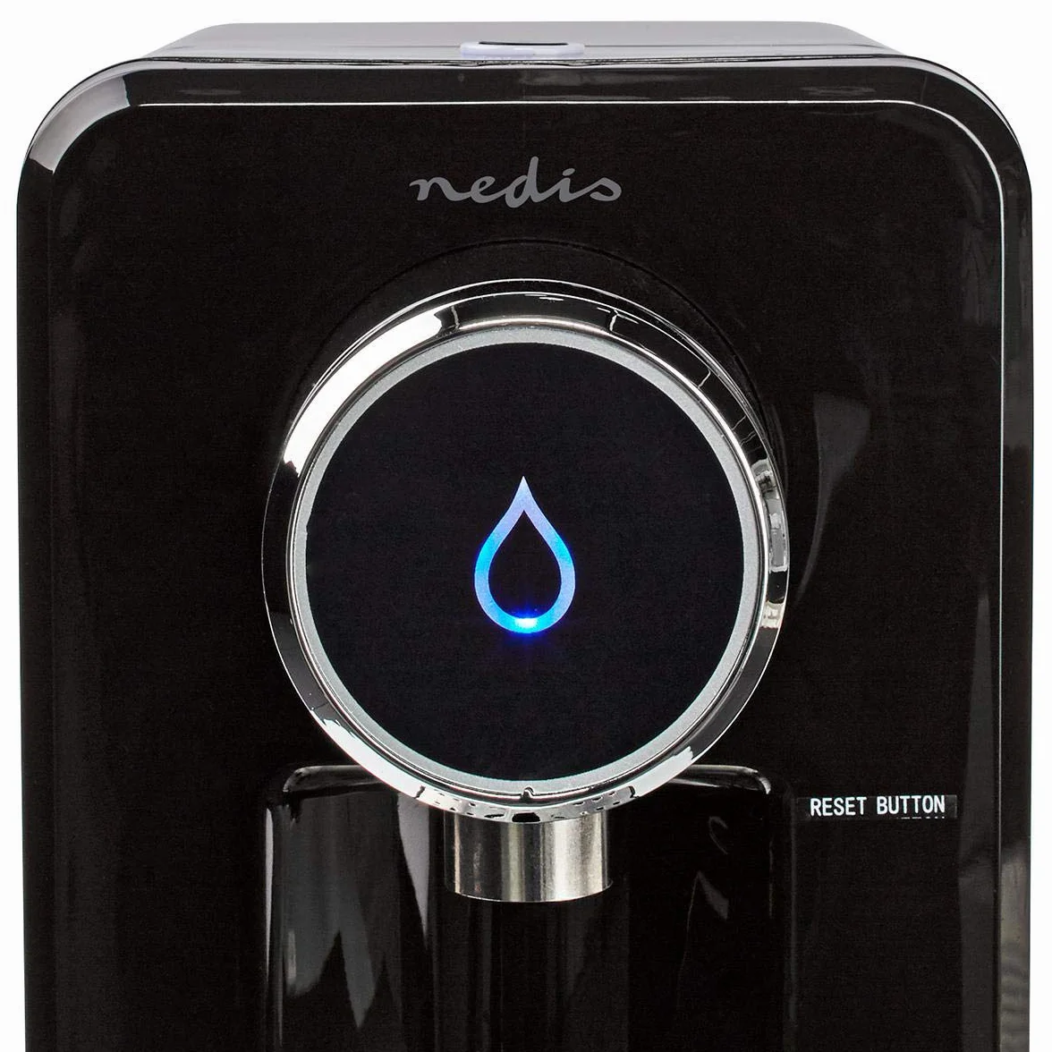 Nedis KAWD100FBK Dispensador de Agua Caliente – 2,5 L – 2600 W – Ebullición Instantánea – Funcionamiento con un Solo Botón – Negro