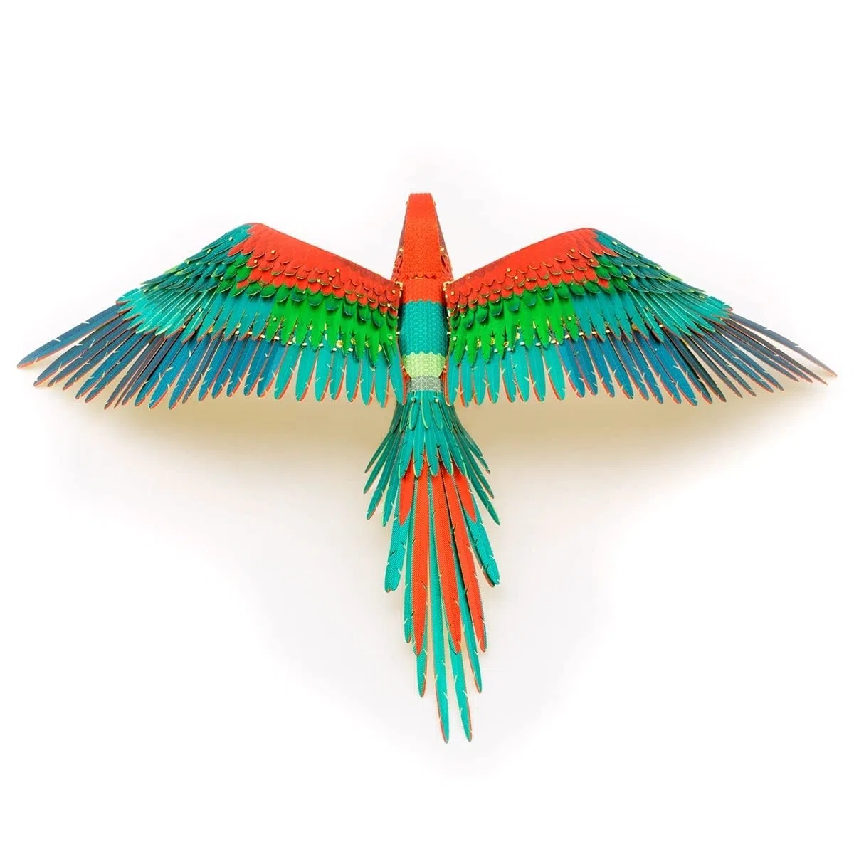 Fascinations Metal Earth Premium Series Jubilee Guacamayo Parrot Kit de modelo de metal 3D con pinzas